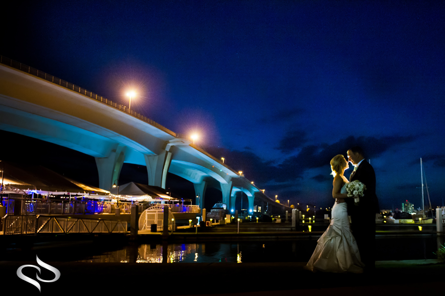 Clearwater Bridge wedding promenade