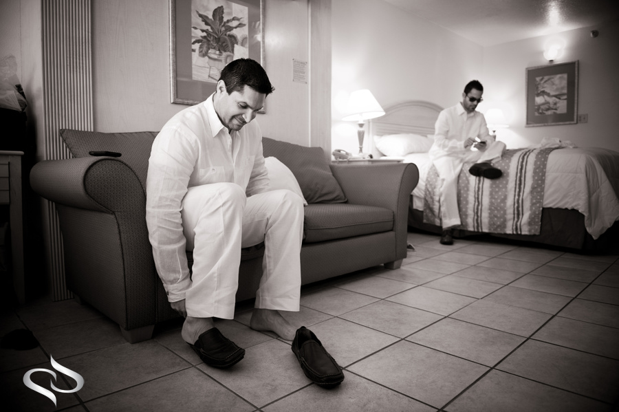 Groom at the grand plaza hotel