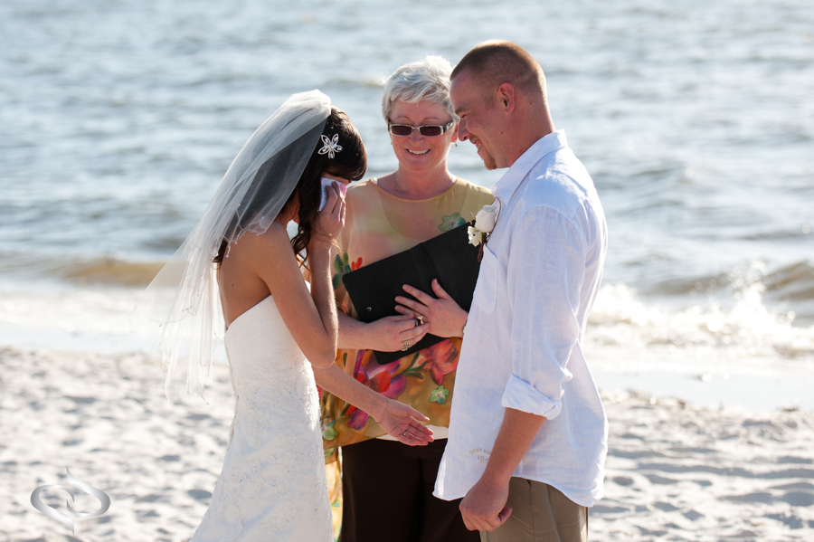 Bride and Groom married at Little Harbor Resort Ruskin FL