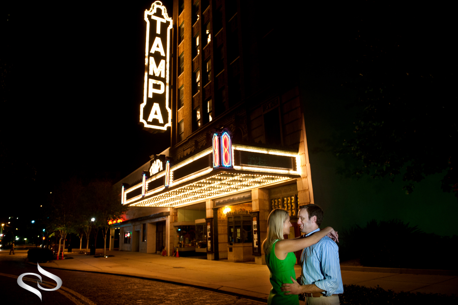 Tampa Engagement picture Tampa theater