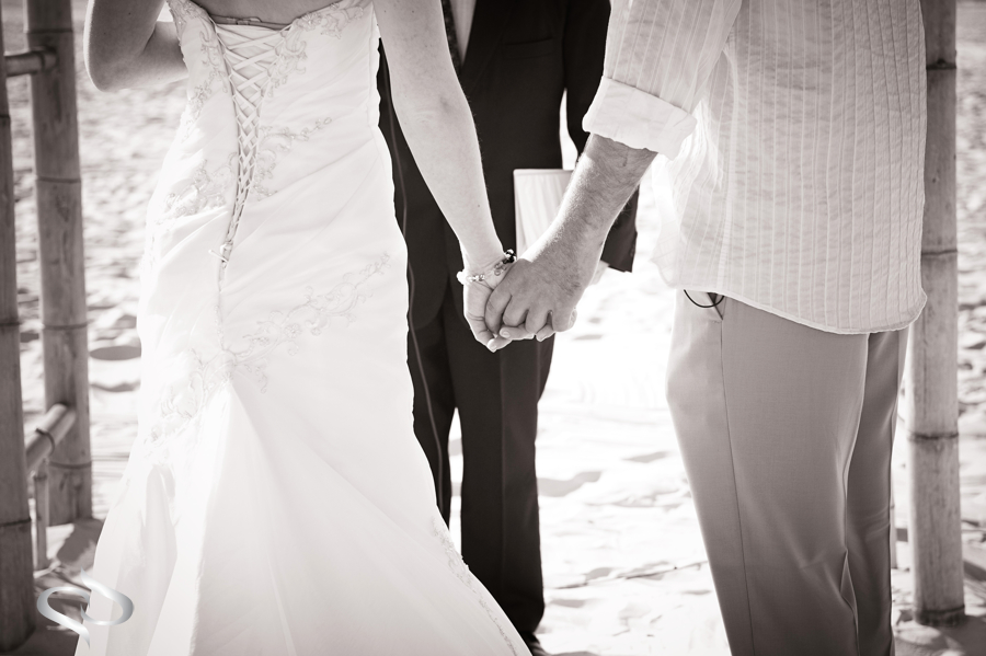 Bride and Groom married Clearwater Beach Hilton