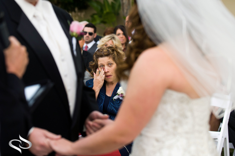 Mother Crying at Sandpear Resort wedding